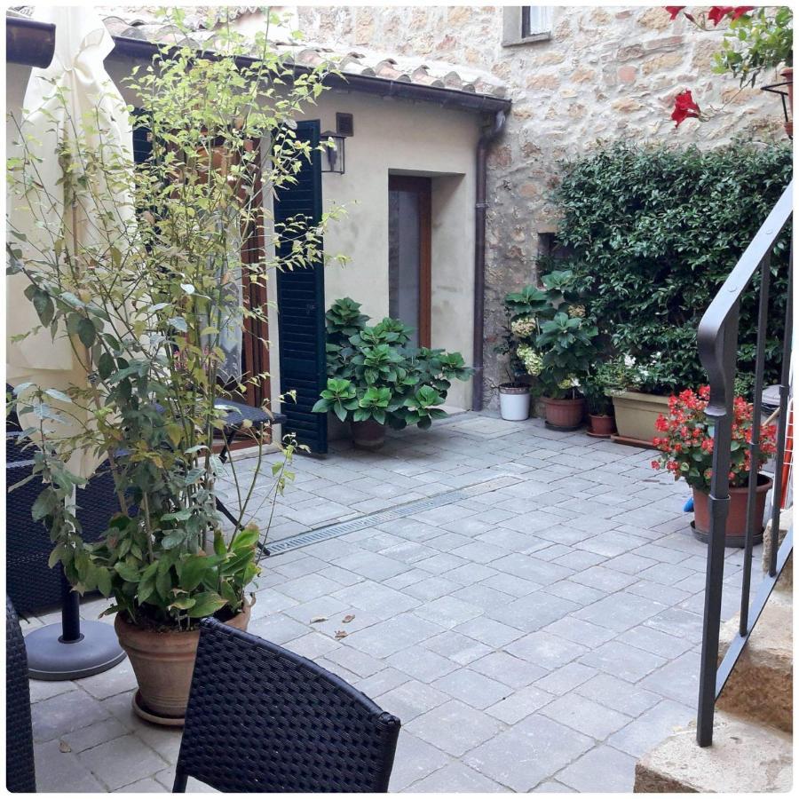 La Corte Antica Pienza Exterior foto