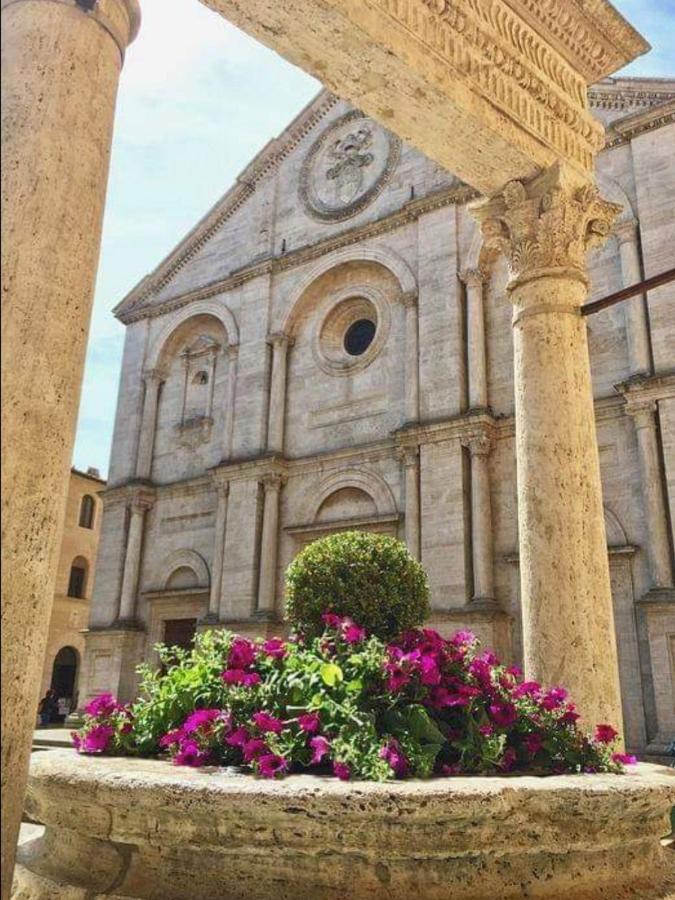 La Corte Antica Pienza Exterior foto
